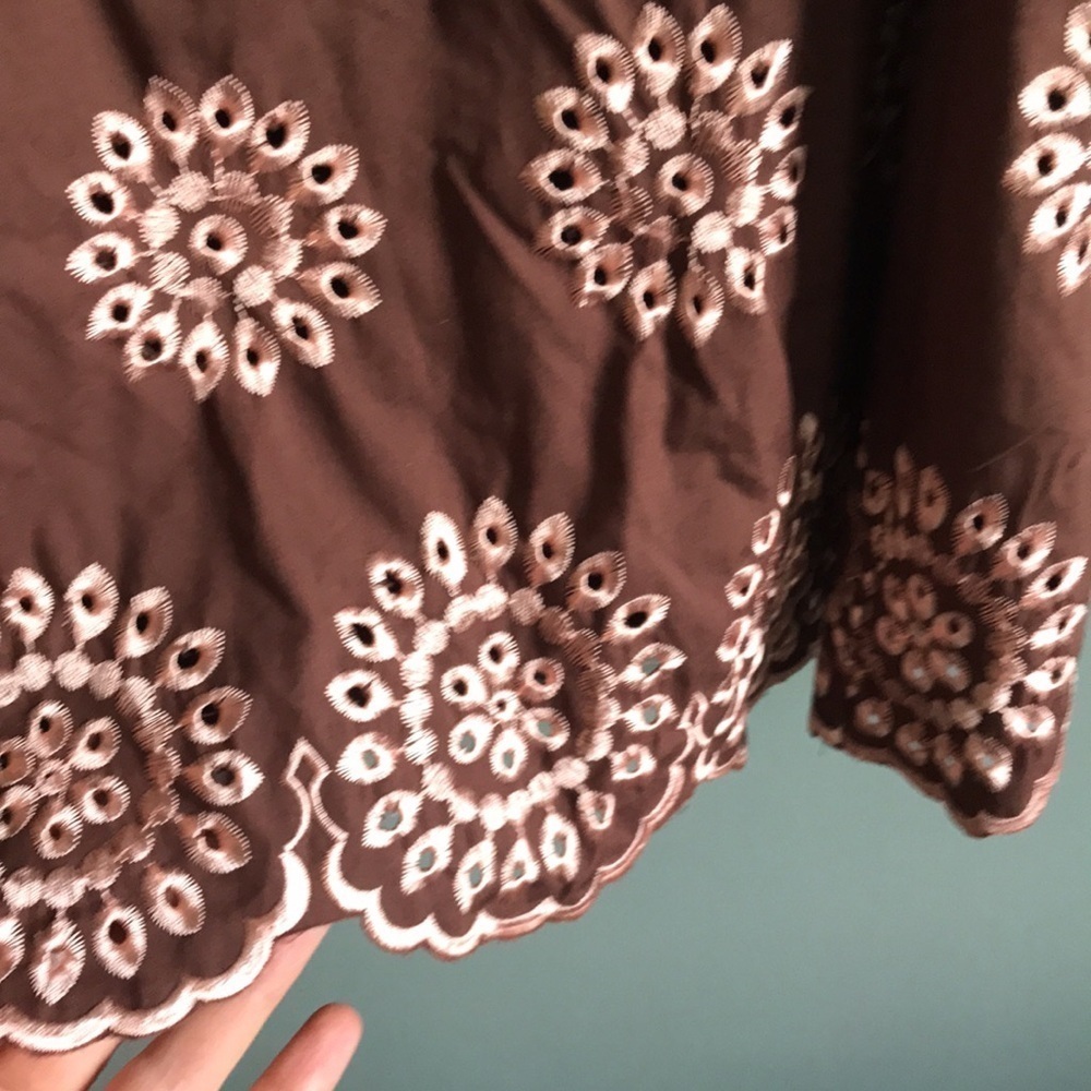Shoshanna Brown Strapless Dress - Picture 2 of 10